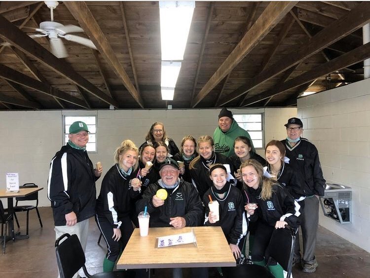 Congratulations to Coach Greg Stitzel on his 300th win against against Purcell Marian! <a href="/SoftballBadin/">Badin_softball</a>