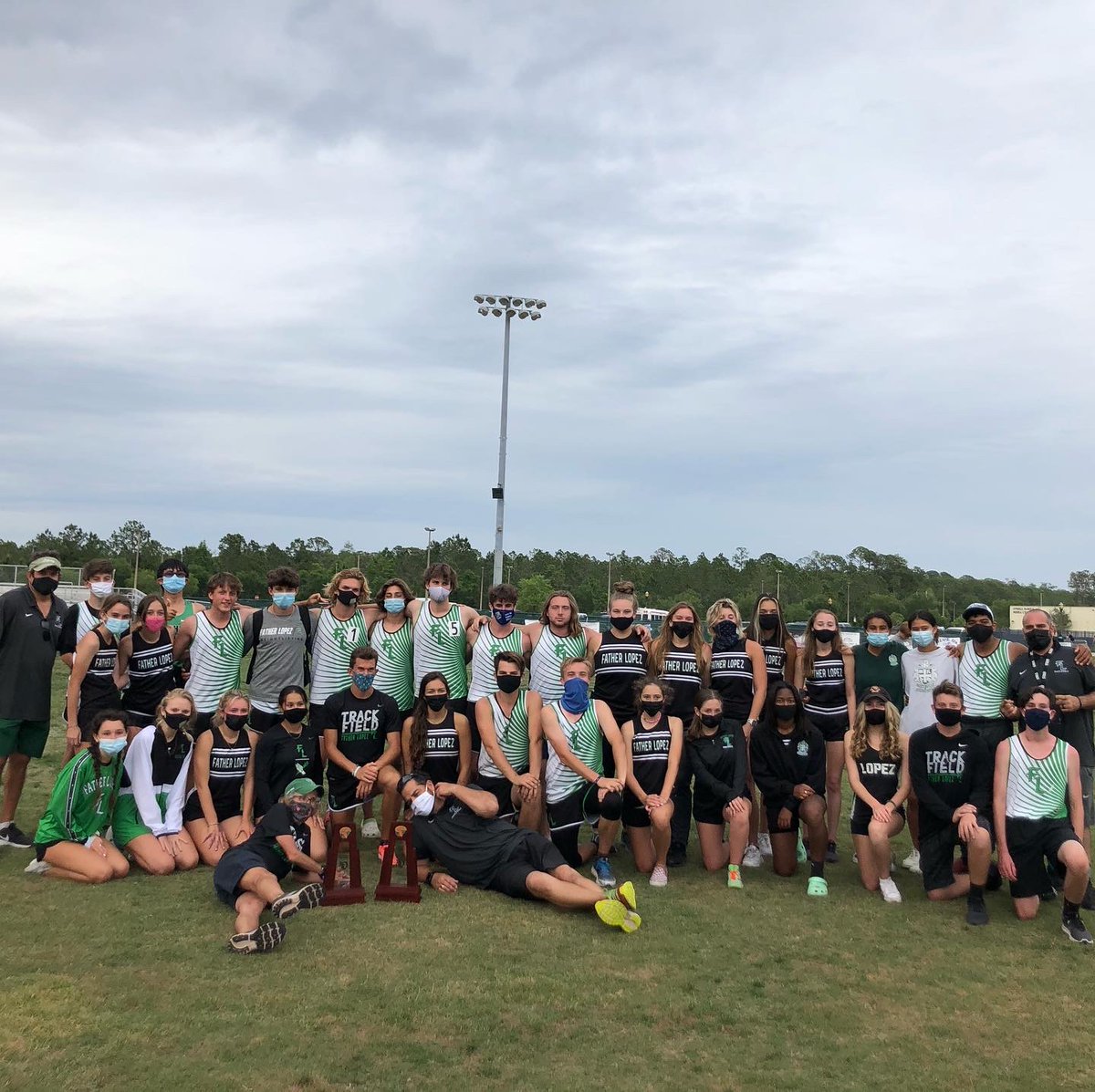 Congratulations the Green Wave Boys/Girls Track &amp; Field Teams as they both won the FHSAA 1A District 6 Championship today at Alumni Stadium. #WavesUP #WEAreLopez 🌊🏆