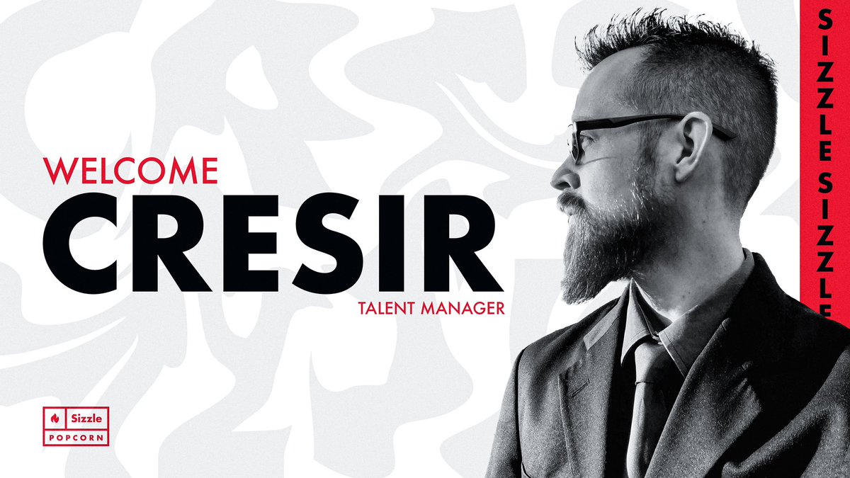SizzlePopcorn's tweet image. 🔥ANNOUNCEMENT🔥

Sizzle Popcorn has brought on a new staff member to the team!

Please join me in welcoming @Cresir1 as our new Talent Manager!  Make sure Kait doesn't slack off, and keep her busy! 🍿😈