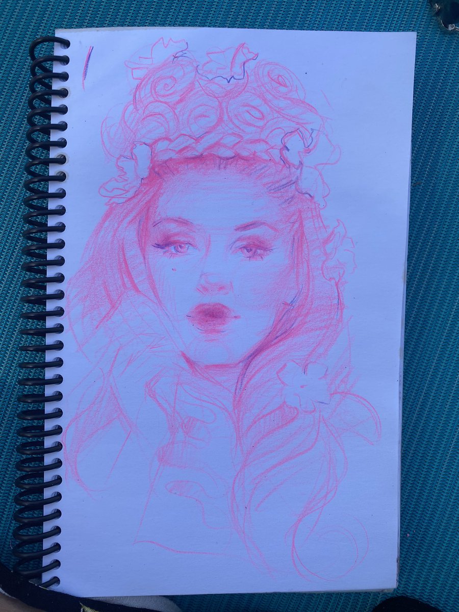 Drawing my beautiful Vanessa