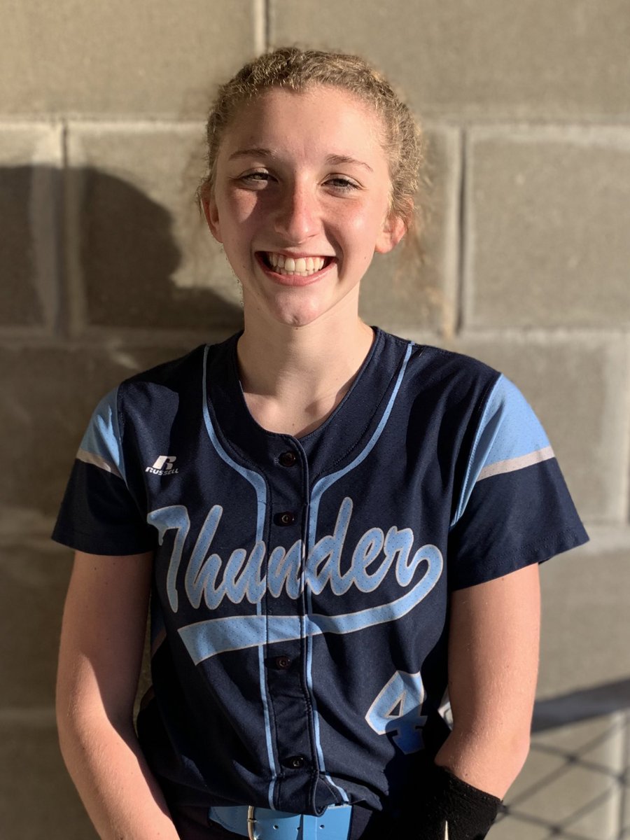 So many great hits today by so many players! Pressly Haas wins the Offensive Play of the Day with her first Varsity home run! <a href="/ZHSActivities/">Zimmerman Thunder</a> #SheCrushedIt #Dinger