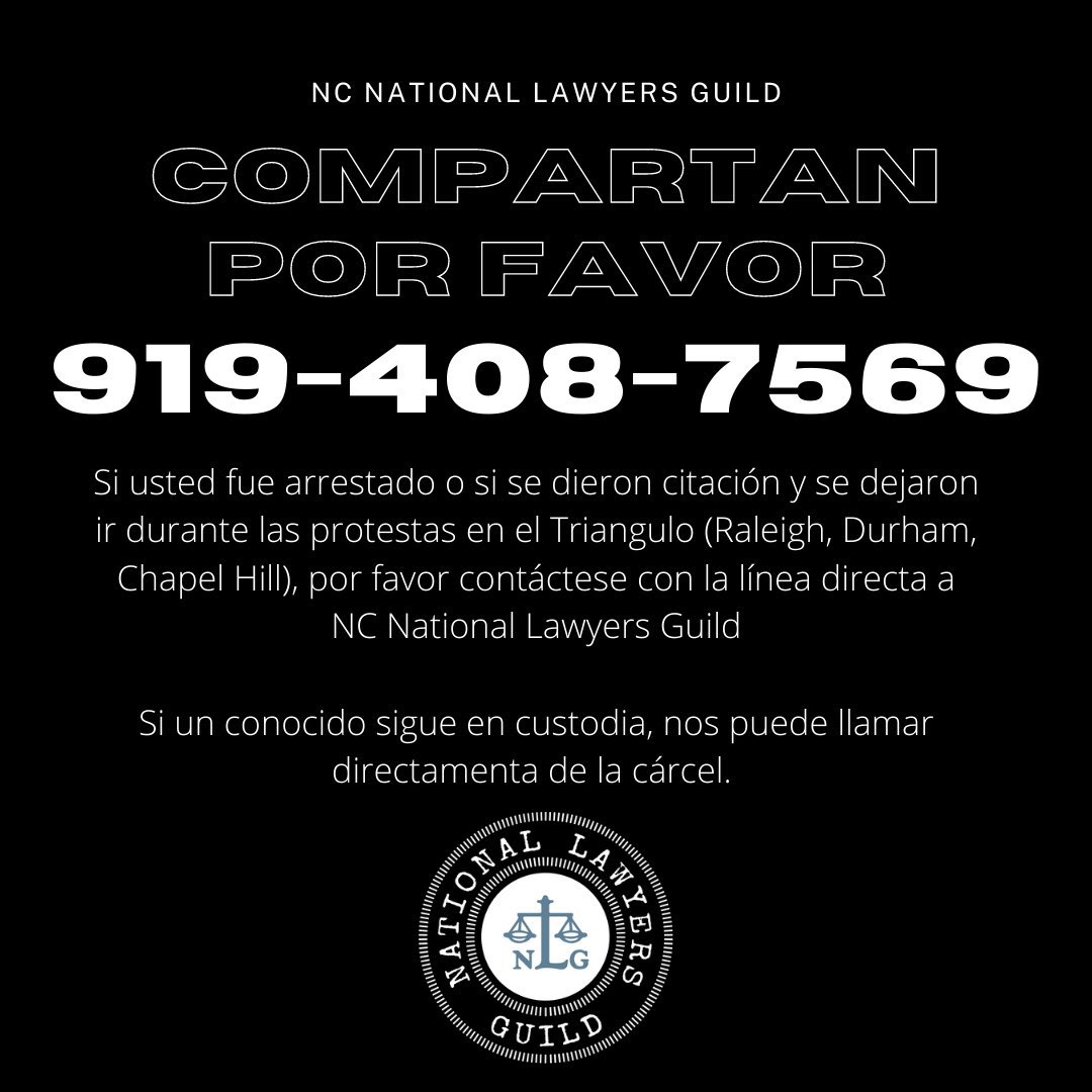 National Lawyers Guild Nc Ncnlg Twitter