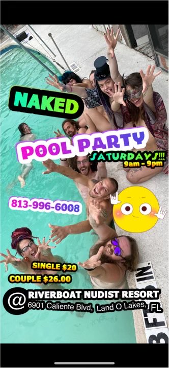 First pool party in a year they’ll still social distance and have fun in the bubble bath