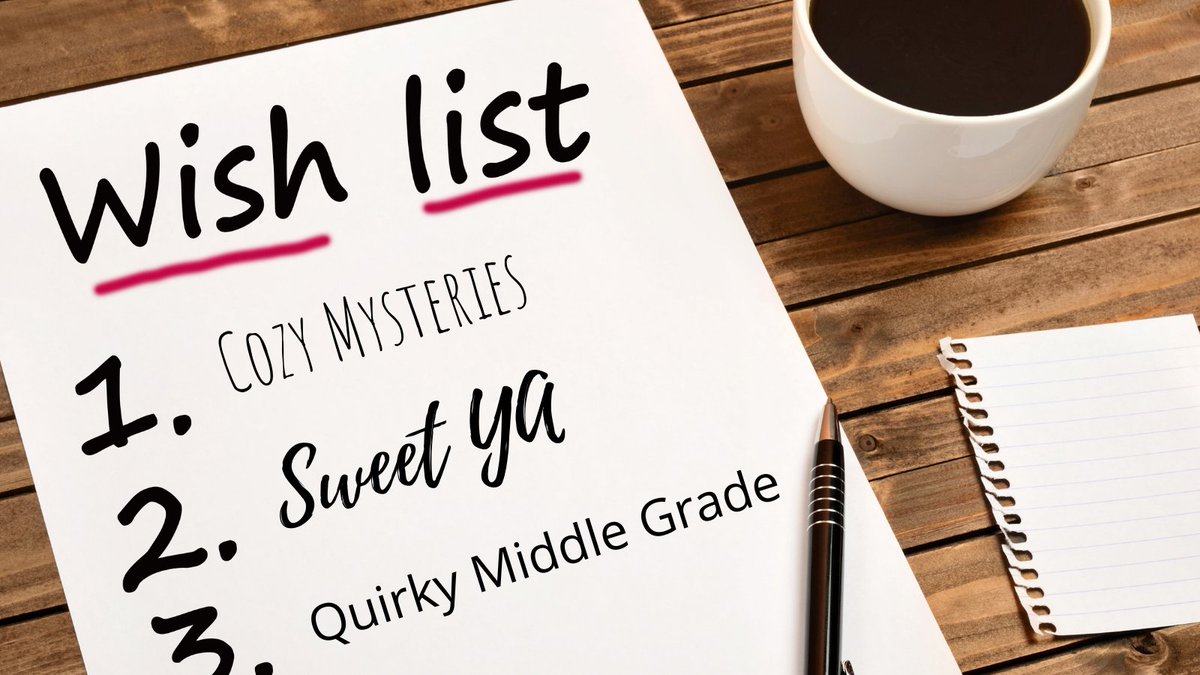 Cozy mysteries, sweet YA, and quirky middle grade. #MSWL #cozymystery #yalit #middlegradefiction #amwriting