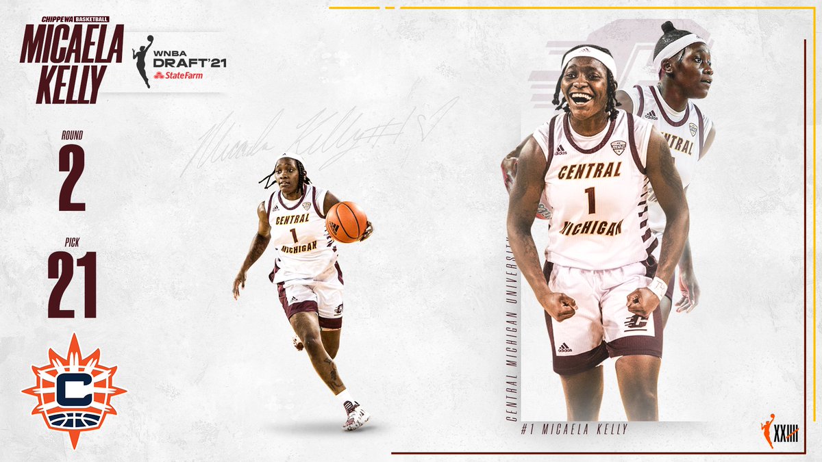 🗣LET'S GOOO‼️

Twin is officially LEAGUE BOUND as she becomes the second #WNBA  Draft pick in school history!

So proud of you Twin❤️💛.

#FireUpChips 🔥⬆️🏀 || #WNBA ||<a href="/MicaelaKelly313/">Micaela.♡</a>