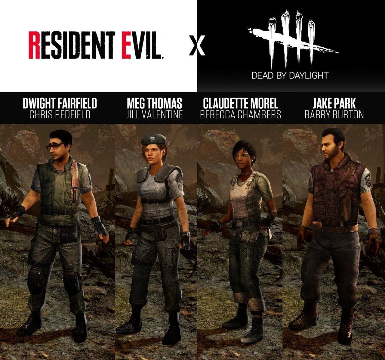Chwistopher Praying For Some Resident Evil Cosmetics In The New Dead By Daylight Crossover T Co Mw95hzhr7q Twitter