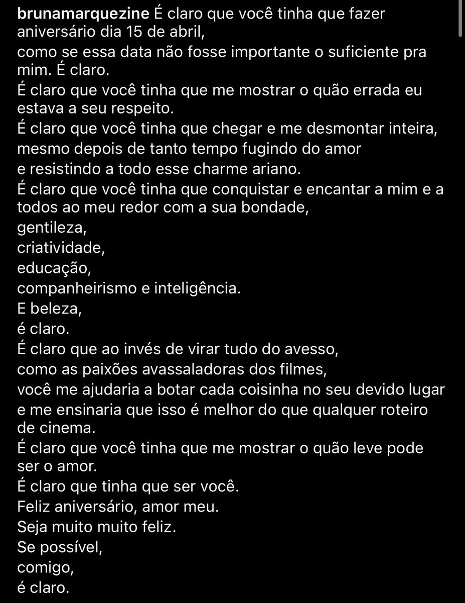 gabigduda's tweet photo. Gente o texto que a Bruna Marquezine fez para o Enzo celulari 

Chorei 🥺 https://t.co/2qxYuJGvUs