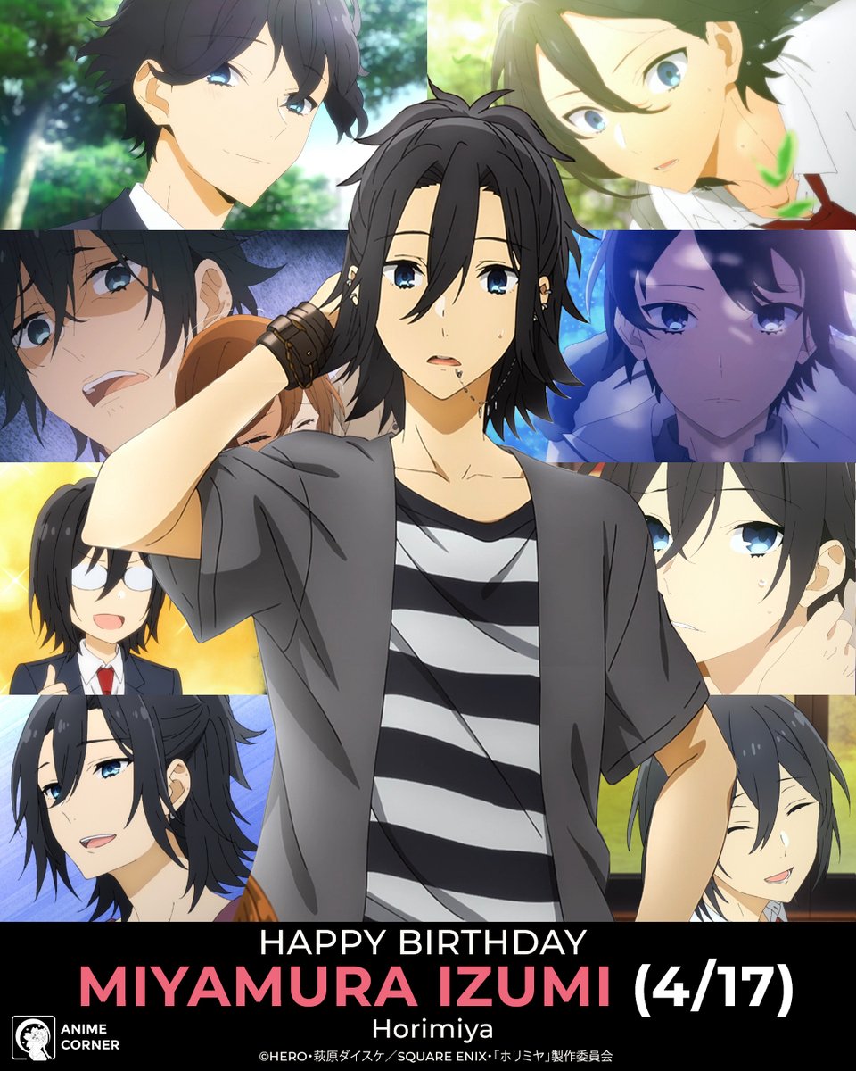 Crunchyroll on X: (4/17) 🎂 Happy birthday Izumi Miyamura! 💙   / X