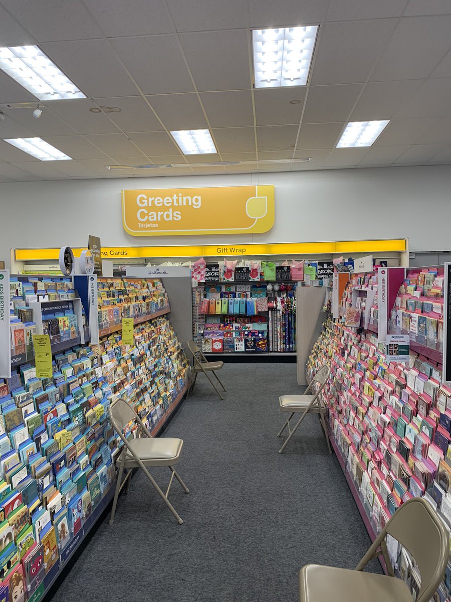 ellensusie's tweet photo. I went into a CVS last Thursday... my first store in well over a year. It was like venturing to Easter Island... https://t.co/3ZKpOeugNK