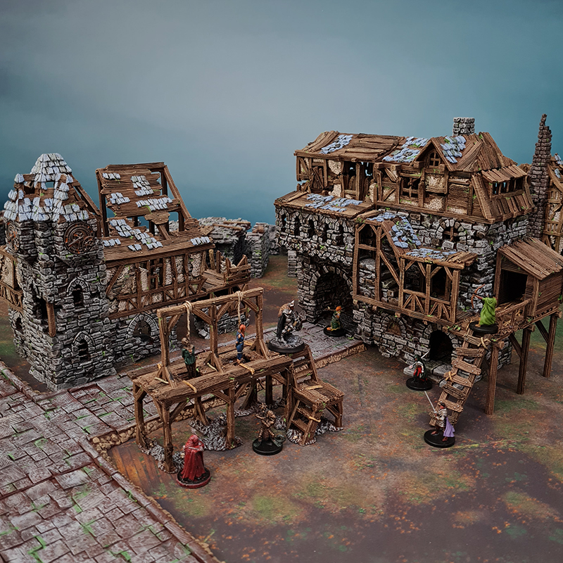 PrintableScener's tweet photo. A desperate attempt to rescue their party members from execution is underway in the #shadowfey 

#printablescenery #3dprinting #dnd #rpg #ttrpg #pathfinder #warhammer #aos #ageofsigmar #miniatures #dungeonsanddragons #ruins #frostgrave #mordheim https://t.co/9ZHOGqsx1O