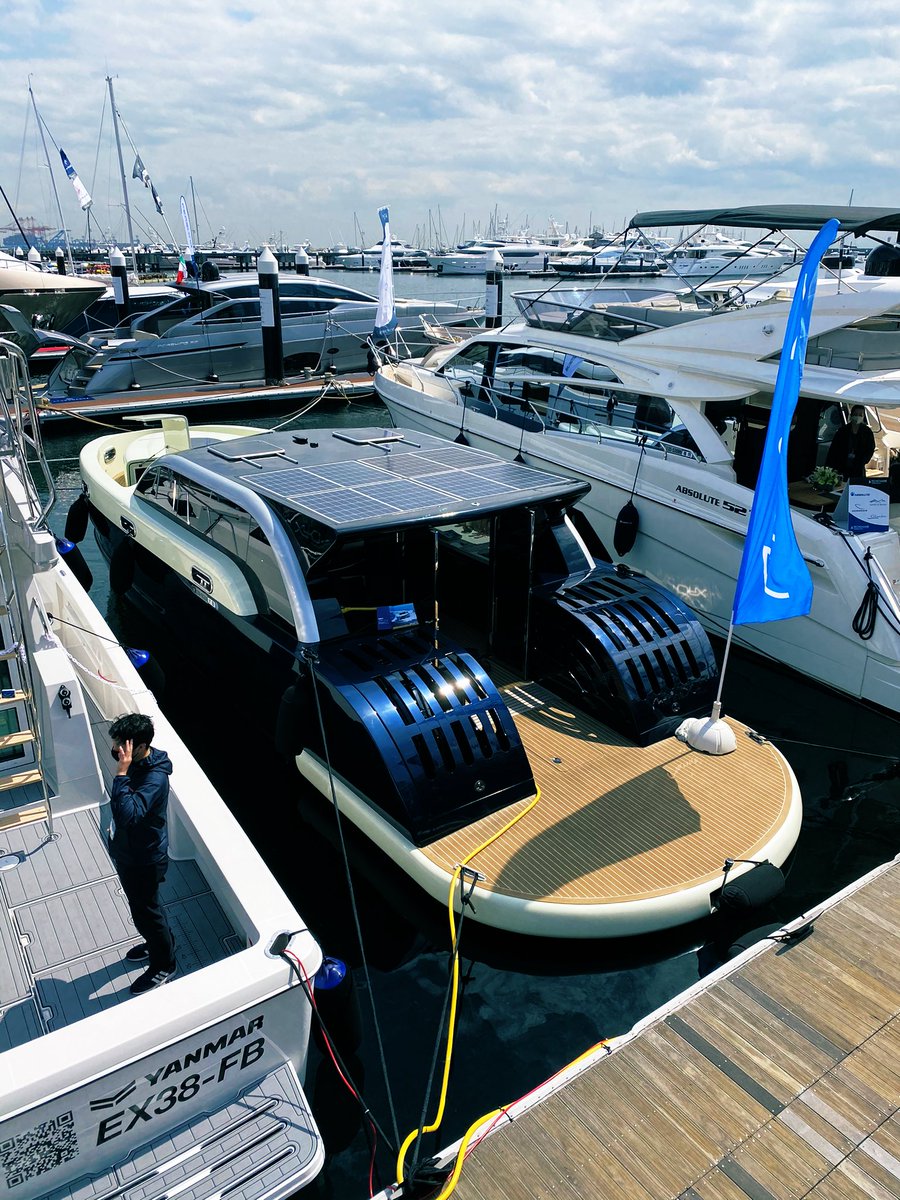 【ボートショー🛥出展中】
おはようございます！昨日より日曜日まで、横浜ベイサイドマリーナにて開催中のジャパンインターナショナルボートショー2021に当社のX40を出展中です。ぜひ、お越しください！