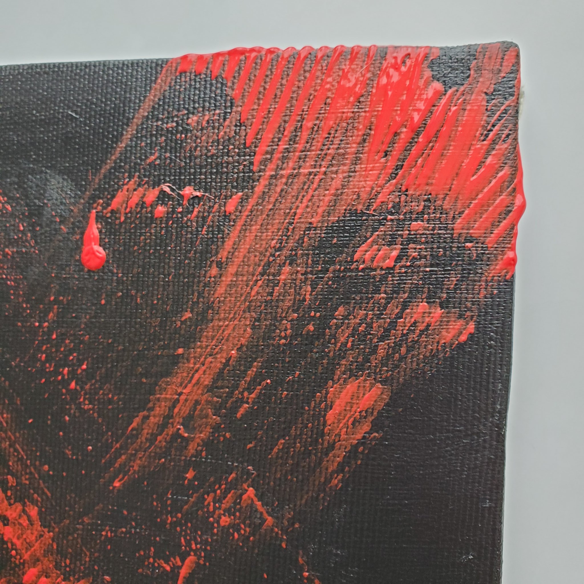 抽象アクリル画 赤 a02860e38d6a4487a13f38e3c8ae7c