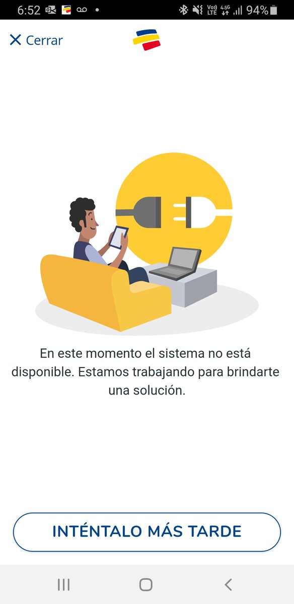 Me parece insólito más de 7 horas  <a href="/Bancolombia/">Bancolombia</a>