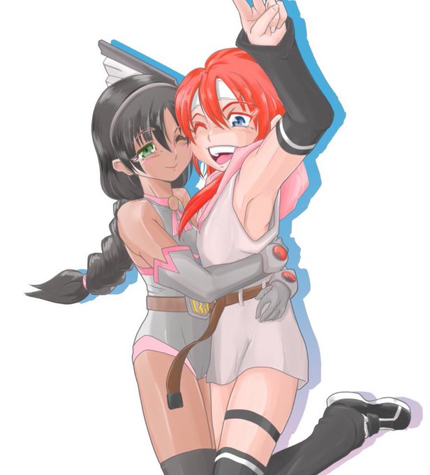 ウチのJSヒロインズもしくは貧乳ヒロインズ
 #見た人もなにか無言で2人組をあげる 