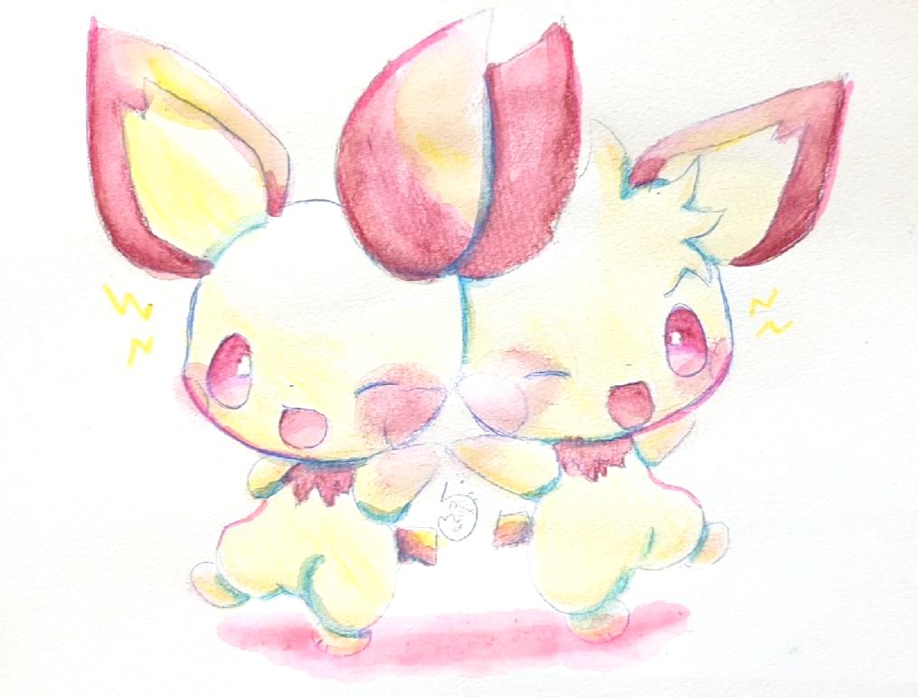 らふぇあ 仲良しピチュー兄弟 リクエストありがとうございました らふぇあーと ピチュー ポケモンイラスト T Co Pmmf3rpzpa Twitter