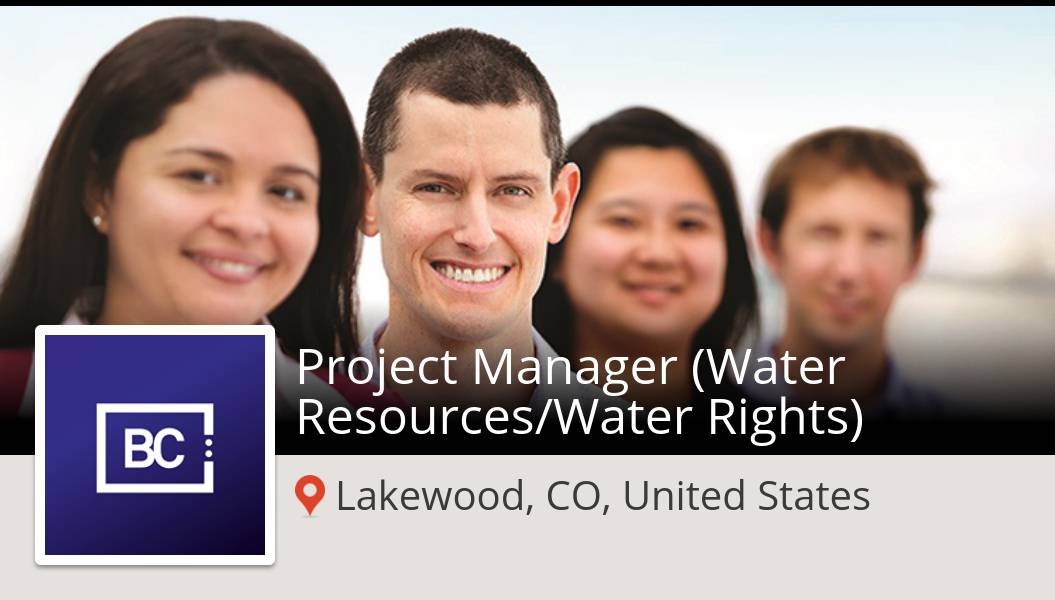 sstec001's tweet photo. #Project #Manager (Water Resources/Water Rights) needed in #LakewoodCOUnitedStates at #BrownandCaldwell. Apply now! #job https://t.co/hJkF9tgEvB https://t.co/pXSxGZiC9b