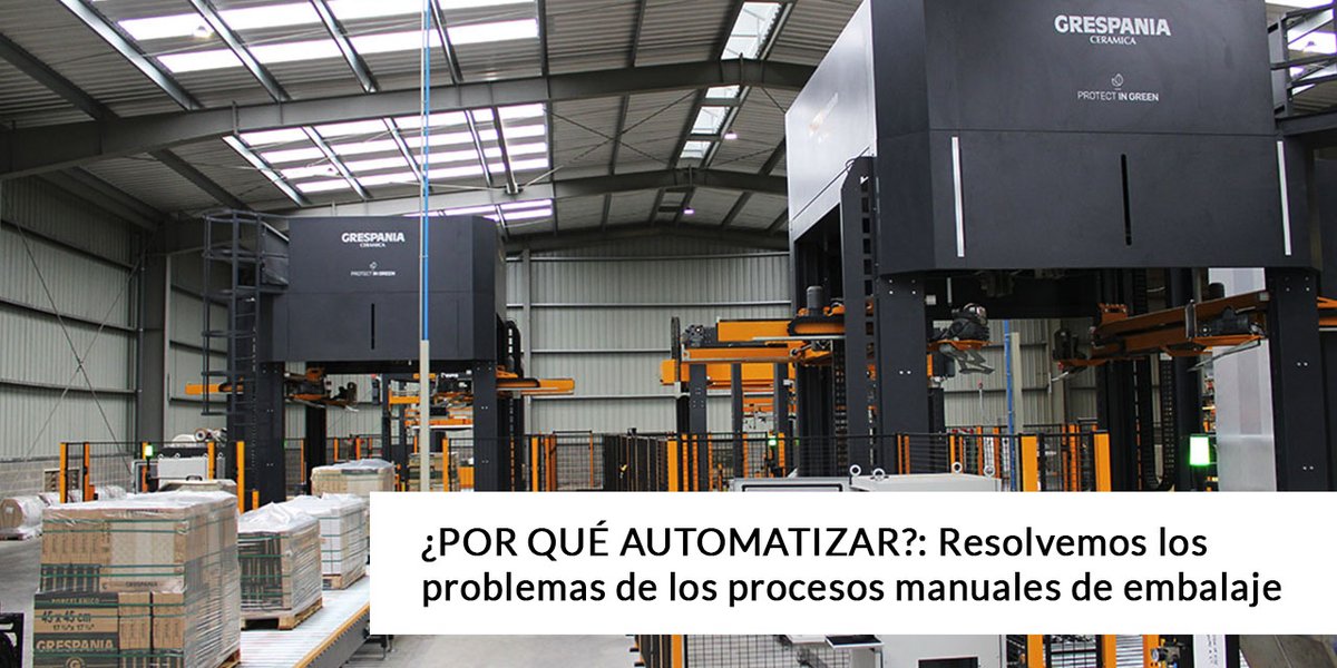 InnovaEndOfLine's tweet image. 🔎 #INNOVATECH: ¿Por qué es necesario automatizar el embalaje final? 🤔  Hoy en nuestro BLOG, resolvemos los problemas de los procesos manuales del final de línea 👌 bit.ly/3toeOe9
#PackagingSolutions #Automation #Industria40