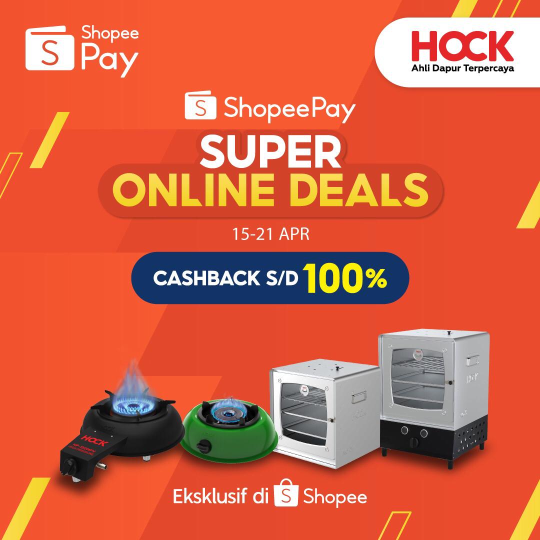 Kapan lagi nih belanja online dapat cashback 100%?

Ayo, dapatkan cashback 100% setiap pembelanjaan melalui website hock.id dengan ShopeePay. Kuota terbatas setiap harinya. Jangan sampai ketinggalannn 🥳

#AhliDapurTerpercaya #Hock #KomporHock #OvenHock