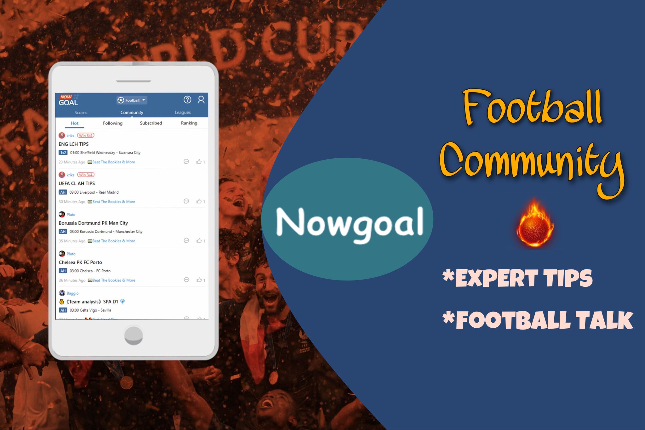 Nowgoal Livescore в X „📢Nowgoal community has gathered football experts and fans around the world