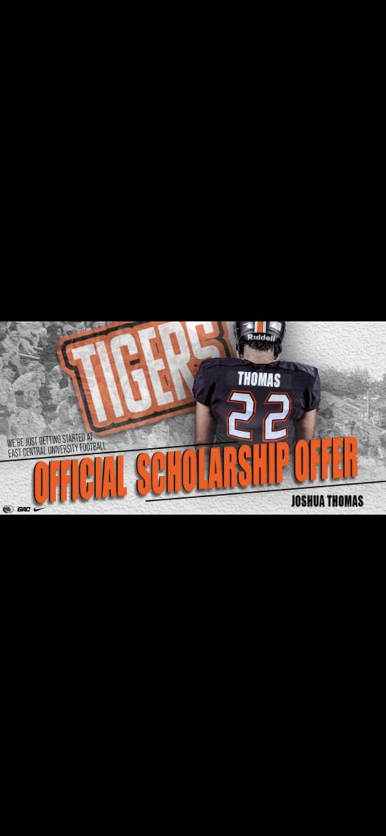 JoshuaThomas10_'s tweet photo. All praises to the man above🙏🏽. After a conversation with @ECUCoachKMac, I’m blessed to receive my 1st offer from East Central University!!🧡🖤 https://t.co/tvclW9t9Y5