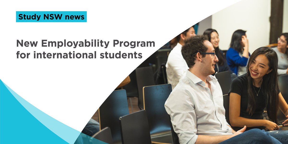 Big news! Today we're launching a new Employability Program for international students! Whether you're in NSW or studying outside of Australia this is for you! We've partnered with <a href="/aestudyAU/">Academy of Entrepreneurs</a>, <a href="/HaymarketHQ/">Haymarket HQ</a> &amp; Readygrad to deliver 18 FREE events. Register: bit.ly/3uQcOM5
