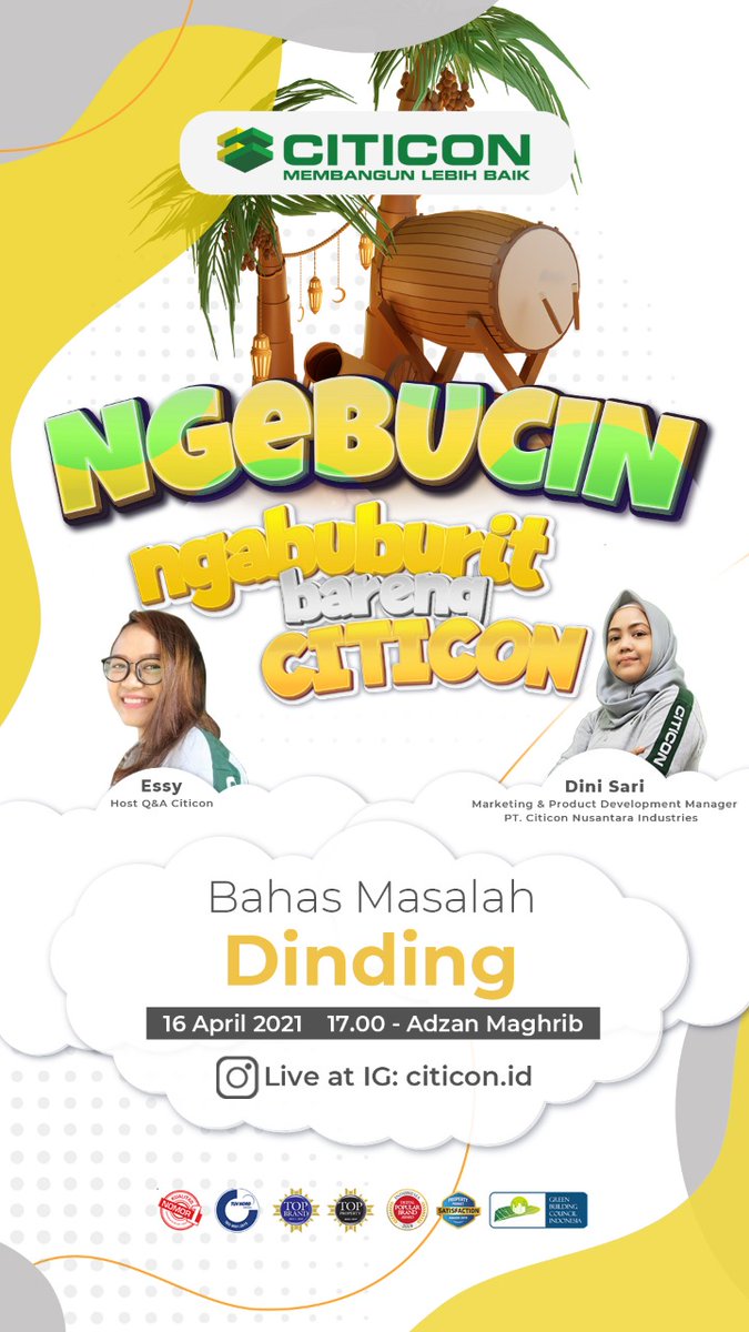 Karena ngebucin ke pacar udah terlalu mainstream....
Ngebucin bareng Citicon aja kuy.
Dont miss it !
Micin tungguin