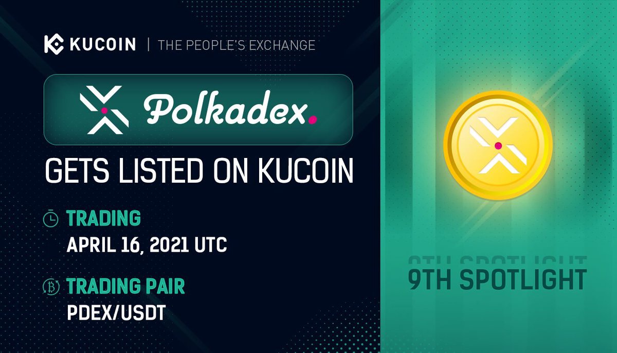 KUCOIN on Twitter "📢 NEW LISTING Polkadex PDEX Gets Listed on 