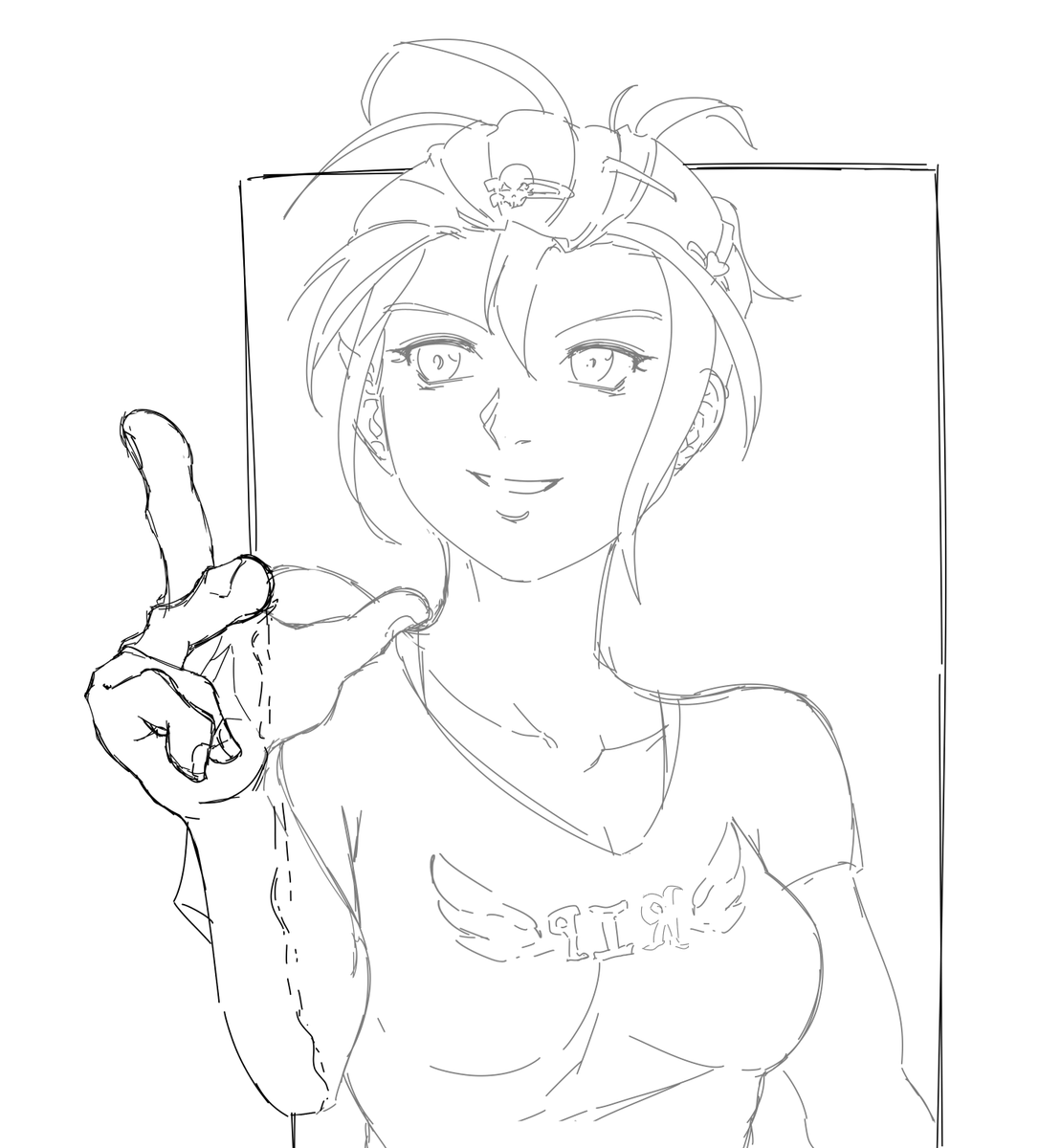 kwtrrt's tweet photo. Fanart of Talia from #BrodysGhost for the super awesome @markcrilley 
Tried to make her look transparent but becoming opaque upon leaving the space. https://t.co/uDOHSnmoF7