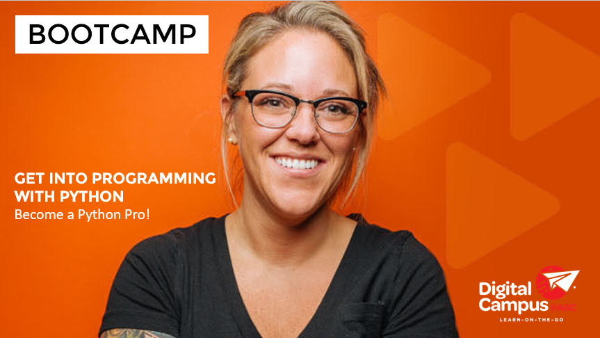 DigitalcampusA's tweet photo. #Skillsoft Free On-Demand
https://t.co/VWgMIvGR7r
GET INTO PROGRAMMING WITH PYTHON
Learn to build your first program! For those just starting out, learn to build your first programs by diving into the Python coding language.
Contact Us +65 9387 5992
Enquiries@ABCDigitalCampus.com https://t.co/Vp8OQ1htIf
