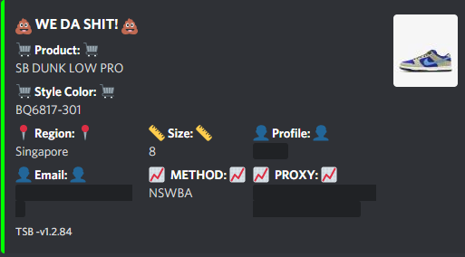 findingherms's tweet photo. Bought 2GBs of resi proxies from @Leafproxies and burned them all using this drop thankfully the dashboard worked in time 😆 
Thanks @The_Shit_Bot  and @jgjk1818 for putting his faith in me to cop
@MM6_SG to the moon with the new accs they're providing too https://t.co/8nxK4s9oTJ