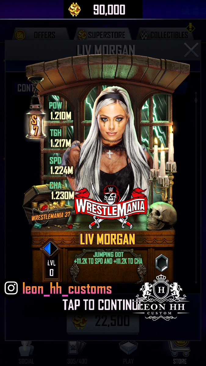 Leonhh3's tweet photo. (Full view, I don't know why it was cut if I uploaded it well lol)
Small preview of my Wrestlemania 37 MITB card template (Not finished yet) with:
¡¡Watch Her!! ¡¡Liv Morgan!!
I hope you like it
Like and RT be appreciated✨
#WWESuperCard https://t.co/0DYH72gm7S