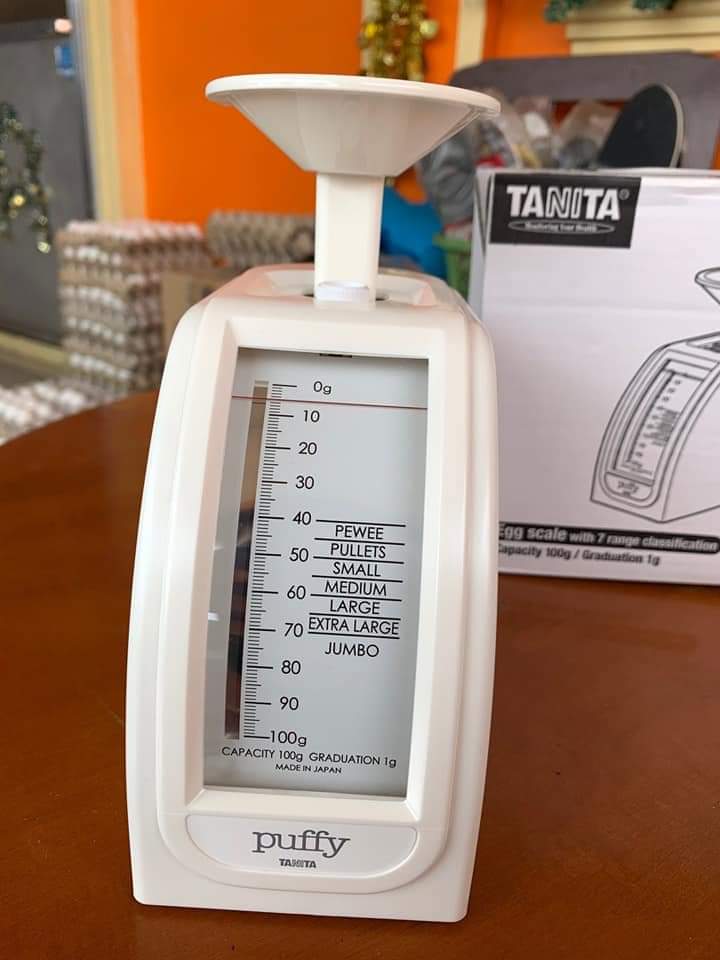 TIMBANGAN CALIBRATE PILIPINAS on X: Brand New Tanita scale Egg scale  MECHANICAL SCALE Tanita brand Authentic.. Japan made. Complete with  box . #egg #scale #MECHANICAL #EGGSCALE #TANITA   / X