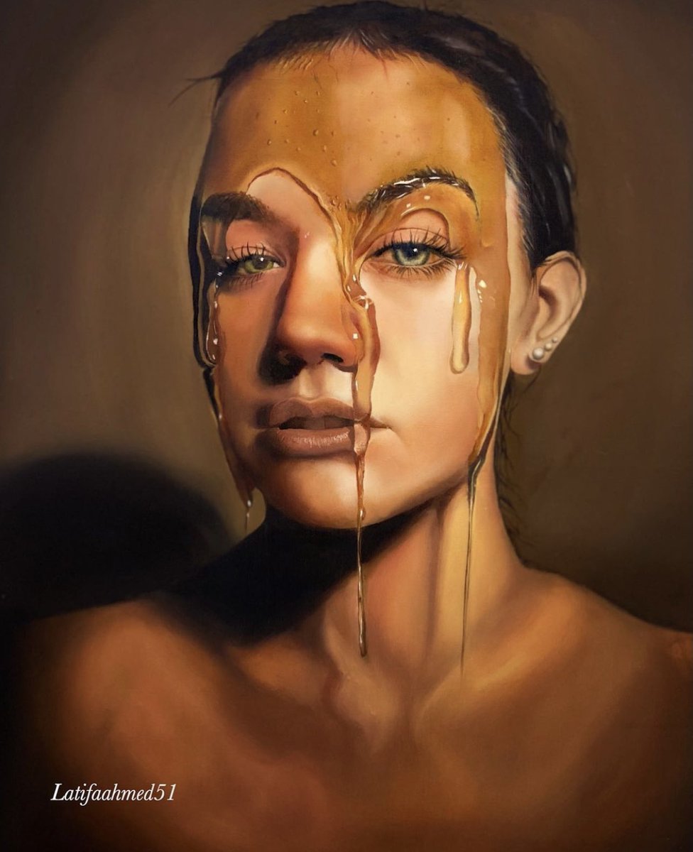 latof155's tweet image. #لوحتي ، oil painting (70/100)