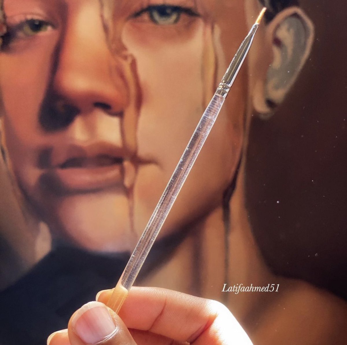 latof155's tweet image. #لوحتي ، oil painting (70/100)