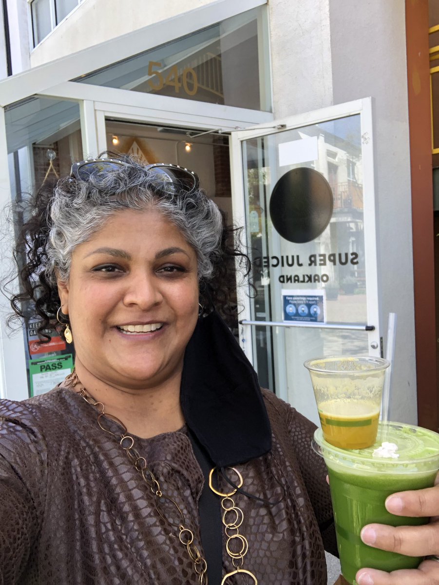 bulbulnyc's tweet photo. Come and get your #immunityshot before and after your #COVIDVaccines shot at @superjuiced in @CityofOakland @SwansMarket ! Great to see our @PCVtweets client Rana in action, and drink the yummiest organic healthy smoothies + shot I’ve ever tasted. Bring a friend! Yumm https://t.co/TFLXQeqErk