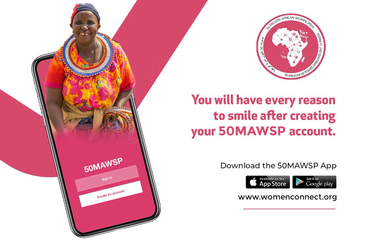Whether small or big, as a Kenyan business woman, the 50 Million African Women Speak Platform is your answer to business growth and networking across Africa. Visit us at womenconnect.org & keep connecting. @igadsecretariat #womenempowerment Tabitha Glen Kamara Linus