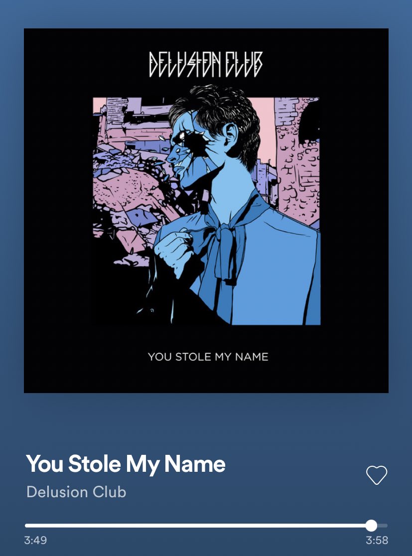 #YouStoleMyName nuestro primer sencillo, ya está disponible en todas las plataformas de streaming, esperemos que la disfruten mucho y ya queremos escuchar sus comentarios al respecto! #DelusionClub #YouStoleMyName