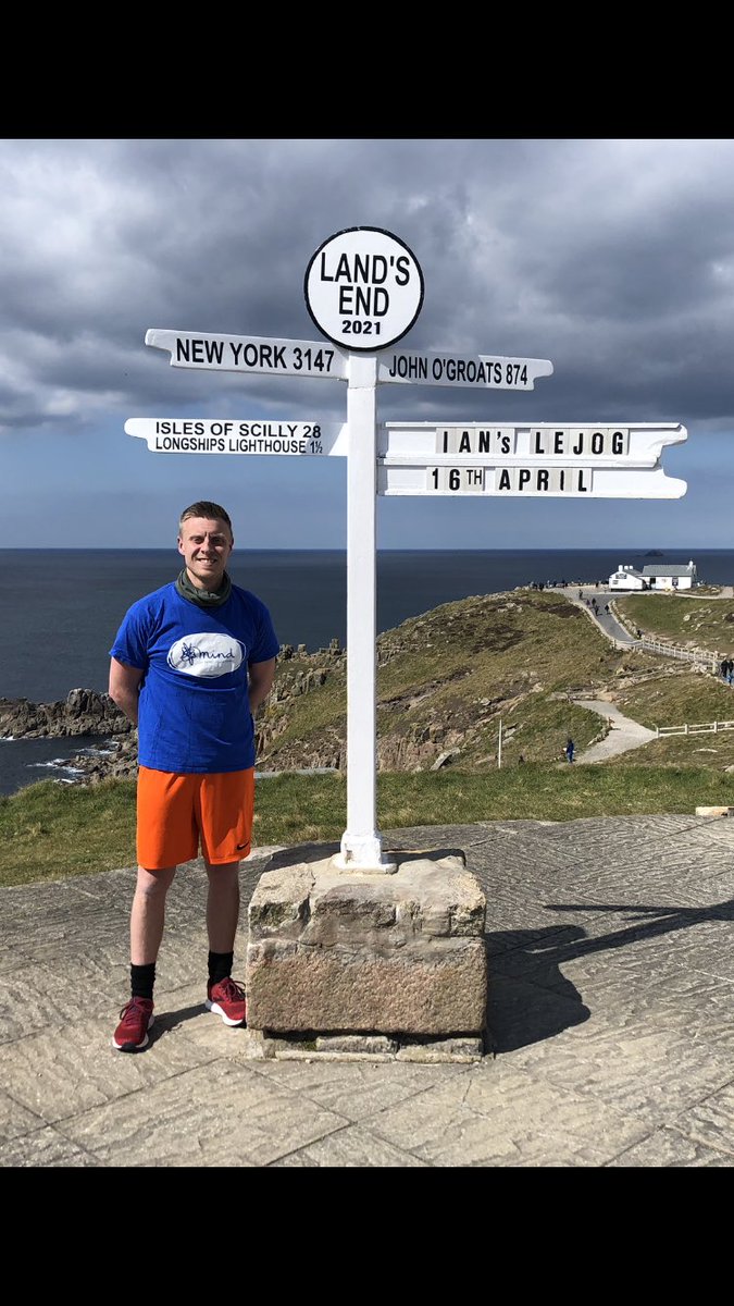 Potter_Runs's tweet image. Here we go. After a year of training I’m off. Running 850 miles from Lands End to John O Groats for the incredible charity MIND. Please donate and share if you can. Wish me luck 🏃 @MindCharity @UKRunChat #lejog #247running #ukrunchat #ukrunning #MentalHealthAwareness