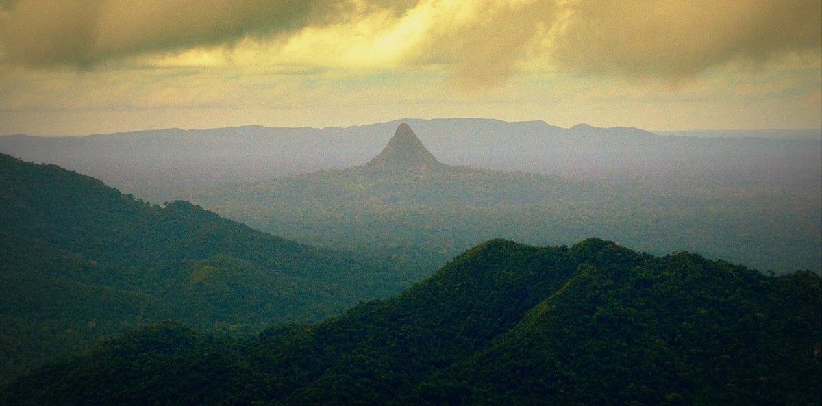 Today we're off to Parque Nacional Sierra del Divisor (in English, Sierra Del Divisor National Park). It's in the Amazon rainforest of Peru in the northern most region of Loreto and hugs Peru's border with Brazil. It was established in 2015 & covers about 5,230 square miles.