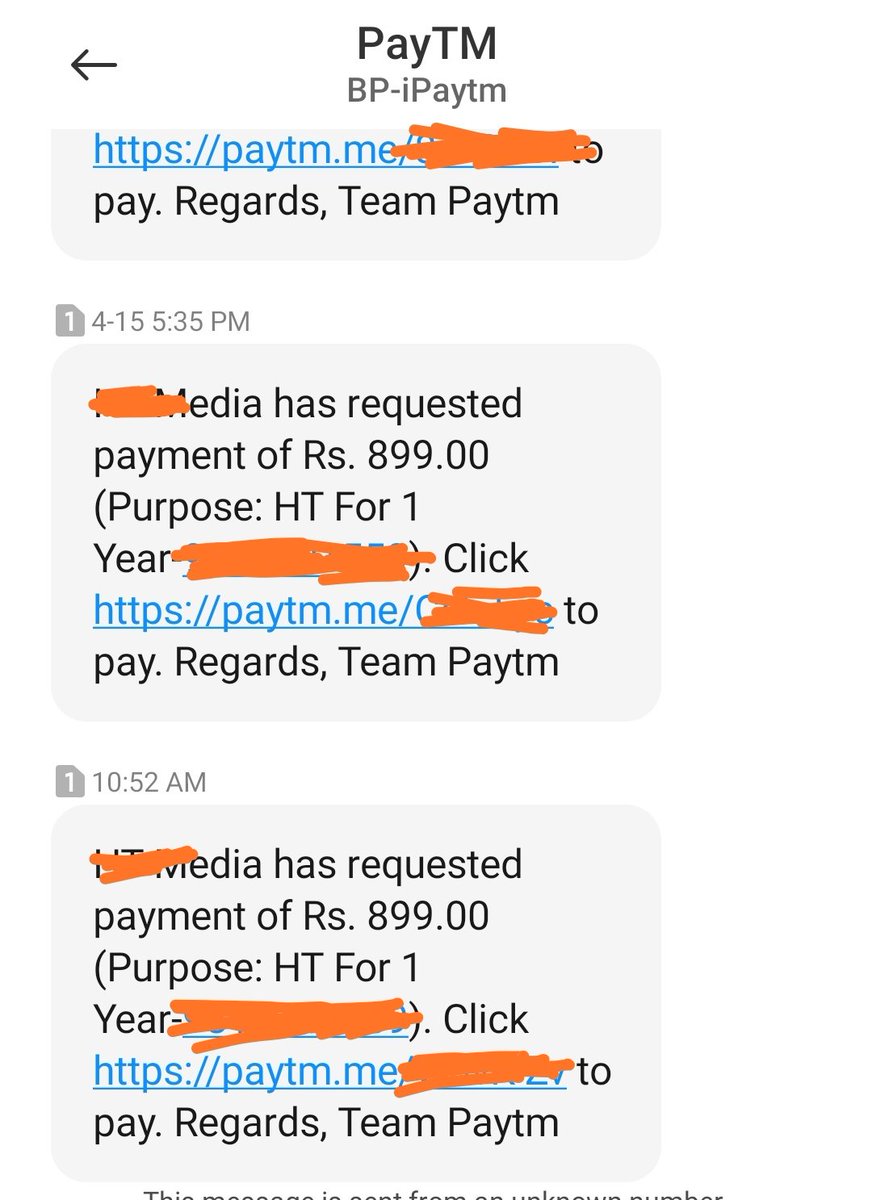 atg1000's tweet image. @Paytm  another day another message.
Another day, same cheap Paytm.
#avoidpaytm #cheapPaytm