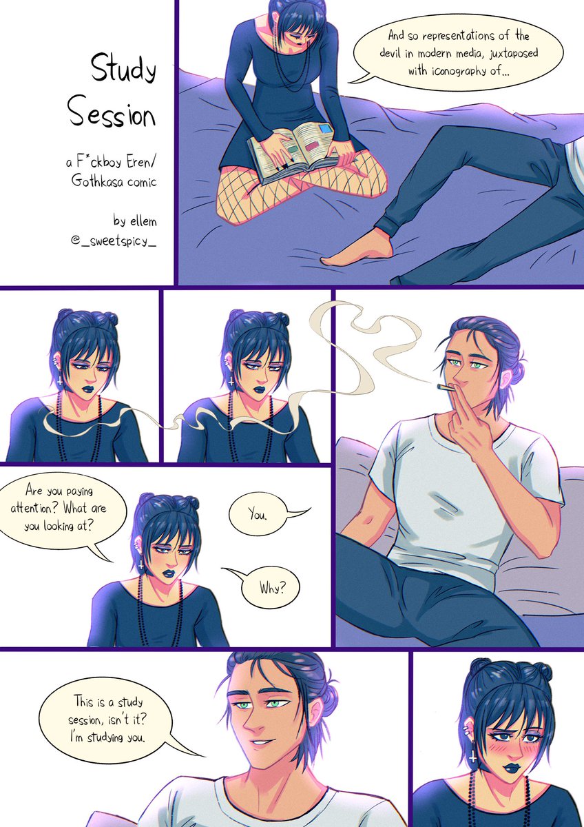 _sweetspicy_'s tweet photo. Study Session 📚✏️😉
🔞NSFW continuation:  https://t.co/wnUpJUQIXg
#eremika https://t.co/hCah0g3zqT