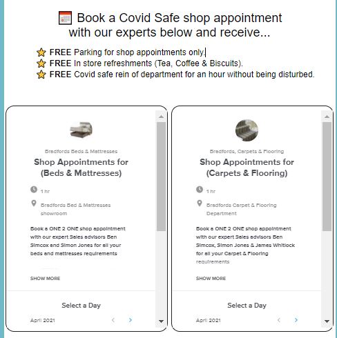 Is it time for a new bed? Thinking of new carpets or flooring?  We are very pleased to be welcoming customers safely into our showrooms. All instore appointments are being booked in advance via our website link bradfordsevesham.co.uk/SA
#worcestershire #carpetsflooring #eveshamtown