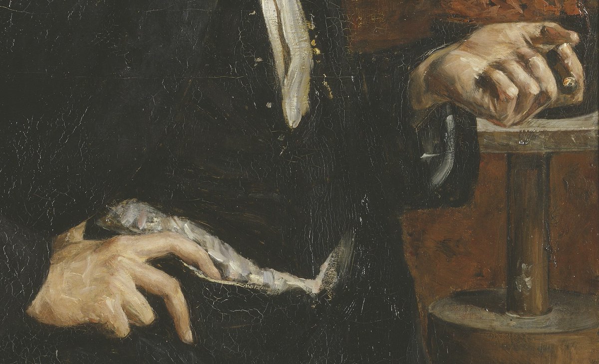 OldPortraiture's tweet image. Born #OnThisDay in 1851: Swedish painter #ErnstJosephson (1851-1906)

Portrait of Allan Österlind, 1880

#Josephson #SwedishArt