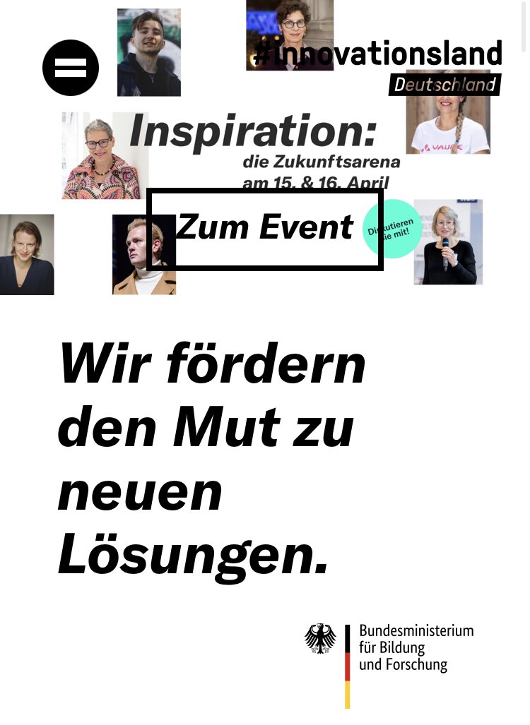 KBrassat's tweet photo. Nach interessanten Diskussion über Vertrauen vs Kontrolle von #KI gestern - Trust vs Control of #AI #ArtificialIntelligence - geht es gleich in der Zukunftsarena #innovationsland Deutschland um Umbruch vs Weiterentwicklungen - #disruptive #innovation vs. slow development! https://t.co/jeDTxK3G4v