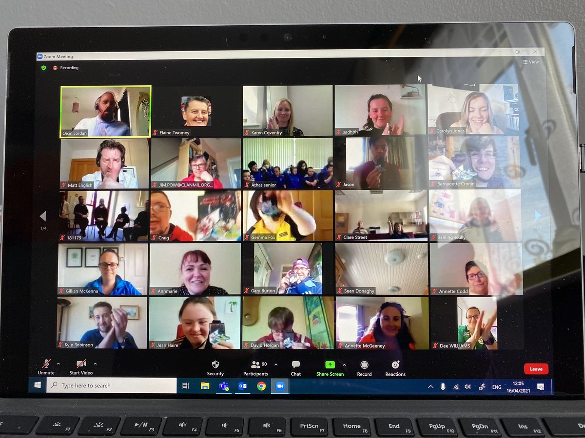 el2mee's tweet photo. @SOIreland over 100+ athletes at today’s virtual awards ceremony https://t.co/CzaOzCYXYE