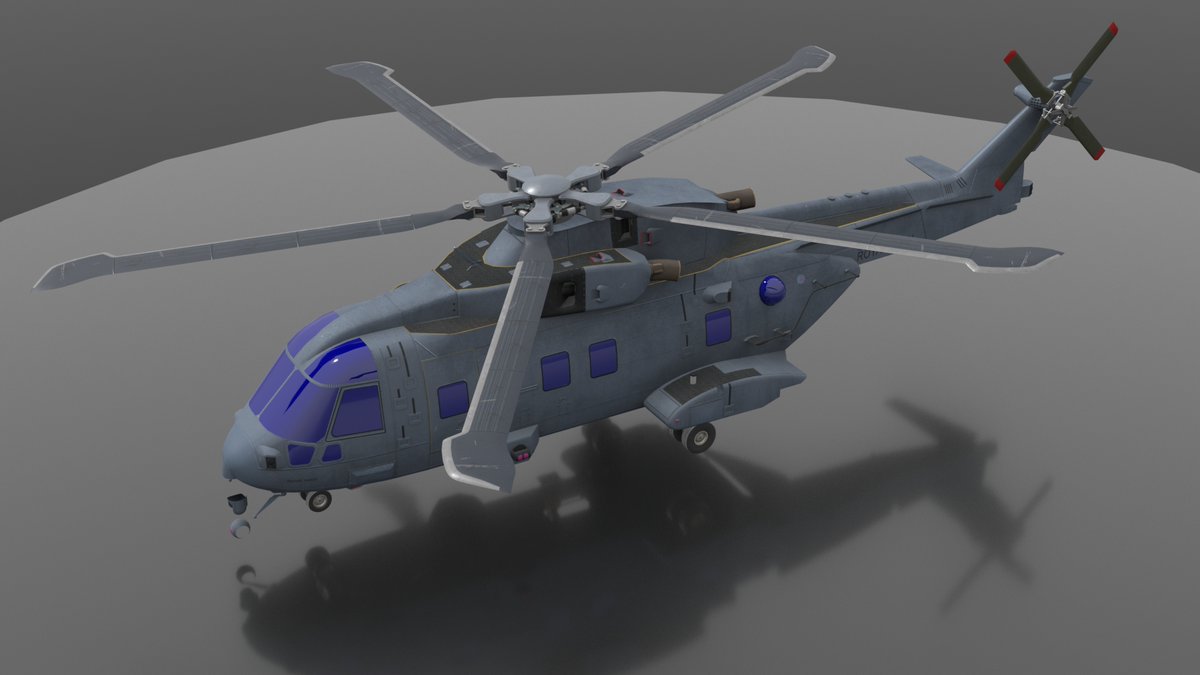 RKSL_Rock's tweet photo. Still missing quite a bit of detail but getting closer to putting it ingame. #wip #rksl #MerlinHC4 #arma3 https://t.co/ldH62lMk6B