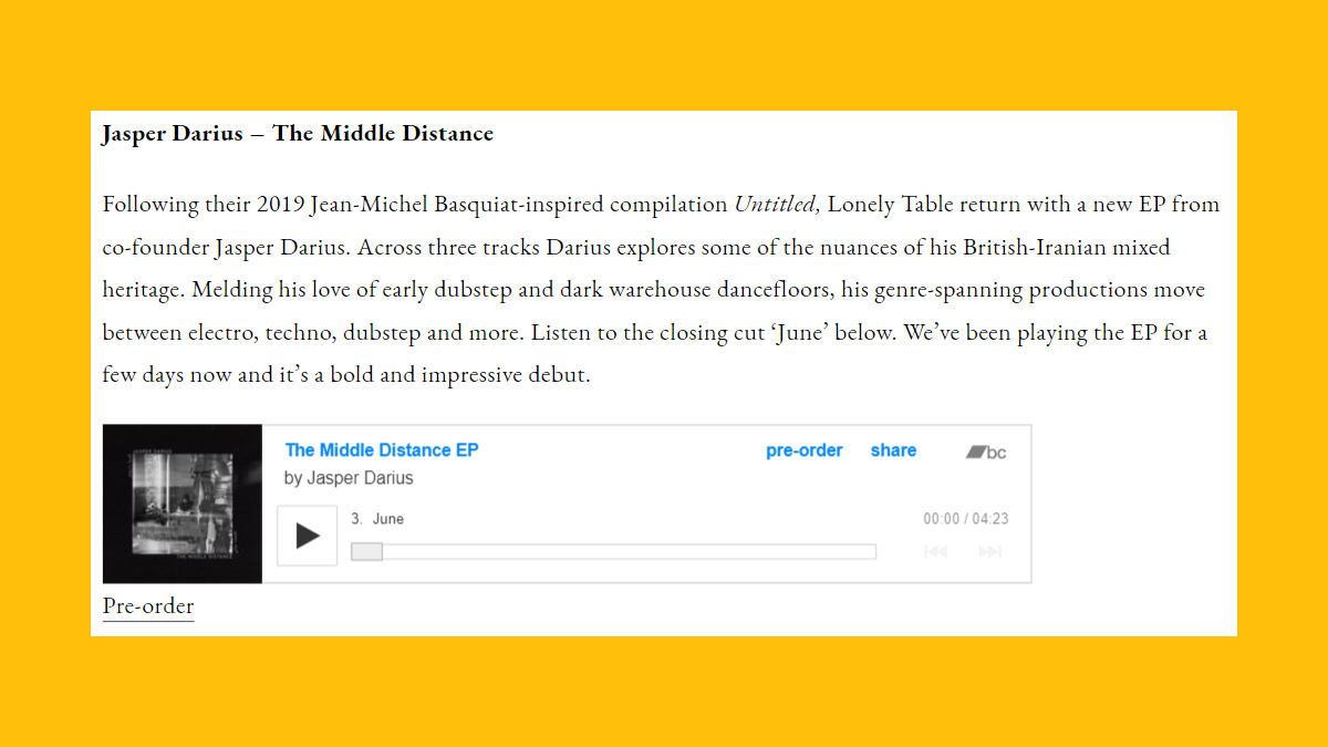 "it’s a bold and impressive debut" 

Thanks to @Twistedsoulblog for featuring The Middle Distance in their round up of new / forthcoming releases. 

👉 bit.ly/3aboIZh