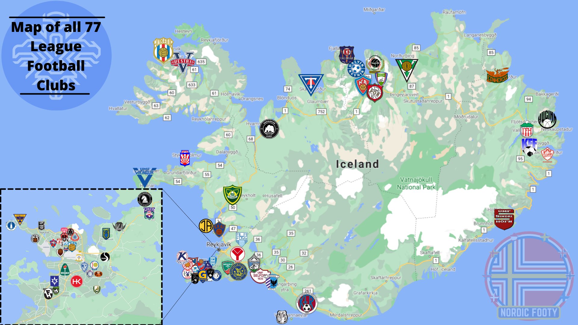 Football Maps Poster: Iceland **PREORDER**, 53% OFF