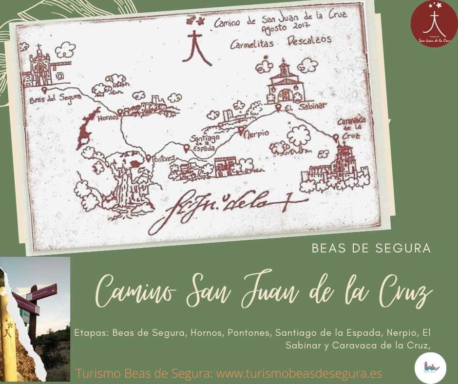 BeasSegura's tweet photo. ✨SAN JUAN DE LA CRUZ EN LA SIERRA DE SEGURA
Llegó en 1578 tras su huida de la prisión de Toledo, para establecerse como Prior del Calvario de Beas.📜
¿Qué hacía San Juan de la Cruz en Beas? ¿Cómo era su vida? 
🗣Iremos descubriéndolo en nuestros perfiles oficiales 🚶‍♀🦋🌿 https://t.co/sgFIuNCUxv