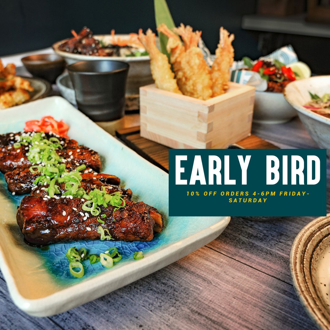 Happy Friday!

If you order between 4-6pm today or tomorrow then you can get 10% off your order 😀👍

Just call up your local Chao Chao store and talk to our friendly staff!

#earlybird #chaochao #asianfood #southeastasianfood  #takeaway #takeawayfood #takeawaynotts #streetfood